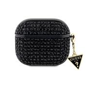 Estuche Guess Rhinestone Triangle Charm Negro - AirPods 3