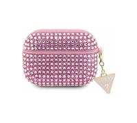 Estuche Guess Rhinestone Triangle Charm Rosa - AirPods Pro 2