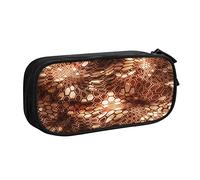 Estuche hexagonal de camuflaje geométrico de gran capacidad para lápices, estuche organizador de escritorio, estuches para niños, niñas, estudiantes, suministros de oficina, #376, 21x10.5x5cm