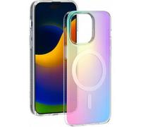 Estuche híbrido con reflejos holográficos para iPhone 15 Pro Max