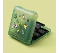 HORI - Estuche para 24 tarjetas de juego (Pokémon Píxel Verde) para Nintendo Switch - Licencia oficial