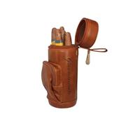 Estuche humidor de puros personalizado, regalos para hombres, fundas de viaje de cuero grabadas personalizadas, accesorios personalizados para papá, novio, marido, padrinos de boda