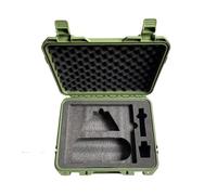 Estuche impermeable duro portátil con espuma moldeada para Starlink Mini (Verde)
