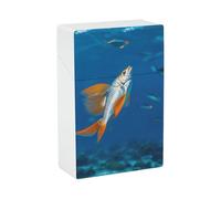 Estuche impermeable para cigarrillos Flying Fish, de plástico resistente a los golpes, con capacidad para 20 cigarrillos, ideal para guardar accesorios de fumar para hombres y mujeres.