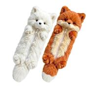 Estuche Lápices Peluche Niñas 2 Piezas Organizador De Bolígrafos Animal