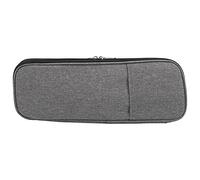 Estuche largo para agujas de tejer, bolsa de almacenamiento para ganchillo, organizador tejido para ganchillos y accesorios con cremallera resistente, hecho de tela Oxford 600D par