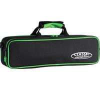 Estuche Ligero Classic Cantabile Verde para Flauta Transversal - Gig Bag resistente al agua y desgarros - Softcase con acolchado térmico - incluye correa - para flautas transversales comunes.
