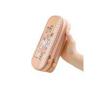 Estuche Linda Funda De Lápiz De Múltiples Capas De Múltiples Capacidad De Gran Capacidad Caja De Bolsas De Bolsas De Lápices Organizador De Chicas Kawaii Suministros Escolares-Rabino Naranja 2 Capa