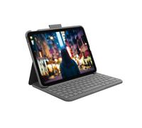 Estuche Logitech Slim Folio con Teclado para iPad 10a Generación - Gris Oxford