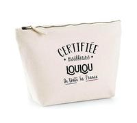 Estuche Loulou certificado Mejor en toda Francia | Bolsa de aseo de maquillaje Idea Bolsa de regalo