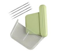 Estuche magnético para agujas - organizadora de agujas de coser con imán fuerte, almacenamiento portátil de bordado y agujas de tejer, accesorios de costura compactos para kit | para el hogar, la
