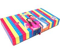 Estuche maletín 2 pisos Me Contro Te Cremallera Triple Compartimento Niña Escuela - Versión fotográfica con 48 colores Mina 4.0 by Tinta Unita Pool Over con álbum para colorear + llavero