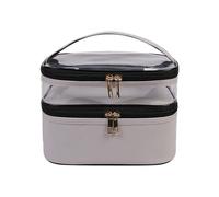 Estuche Maquillaje Viajes multifunción Bolsa de maquillaje transparente Leopardo de moda Bolsa de cosméticos Organizador Organizador Almacenamiento impermeable Fémina Maquillaje Casos Kit Maquillaje M
