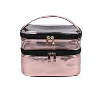 Estuche Maquillaje Viajes multifunción Bolsa de maquillaje transparente Leopardo de moda Bolsa de cosméticos Organizador Organizador Almacenamiento impermeable Fémina Maquillaje Casos Kit Maquillaje M
