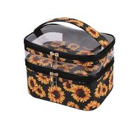 Estuche Maquillaje Viajes multifunción Bolsa de maquillaje transparente Leopardo de moda Bolsa de cosméticos Organizador Organizador Almacenamiento impermeable Fémina Maquillaje Casos Kit Maquillaje M