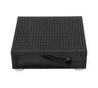Estuche Mini ITX, Estuche HTPC de Aluminio, Estuche para Computadora con Buena Disipación de Calor con 2 Puertos USB2.0, Horizontal, Vertical, Montado en la Pared,
