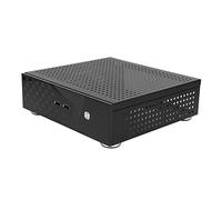 Estuche Mini-ITX, Estuche para Computadora de Escritorio Buena Disipación de Calor Estuche Mini HTPC Negro Compacto Exquisito para Computadora de Video Doméstica, Computadoras de Hotel, Etc.