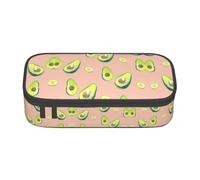 Estuche moderno retro de mediados de siglo con formas de gota, cremallera, para adolescentes, niñas, niños, bolsa de maquillaje para mujeres, accesorio de papelería escolar, Muchas imágenes de