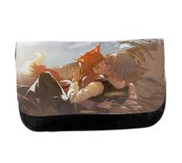 Estuche Neceser DE Lona Merchant Meets The Wise Wolf Unisex Negro Bolsa Aseo Multiusos