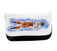 Estuche Neceser DE Lona Ultra Guerrero Poder Instinto Aura Cargando Unisex Negro Bolsa Aseo Multiusos