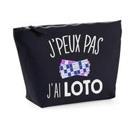 Estuche negro Loto Je peux Pas | Bolsa de aseo de maquillaje Idea Bolsa de regalo, beige, Bolsa de aseo