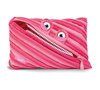 ZIPIT Wildlings Estuche para niñas | Gran capacidad Estuche para lápices para la escuela | Estuche escolar para niños (rosa)