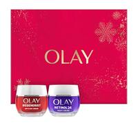 Estuche Olay Box Regenerist SPF + Retinol24: Crema de Día con Niacinamida y Péptidos + Crema de Noche con Retinoide - Hidratación, firmeza, líneas suavizadas y piel renovada