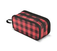 Estuche organizador de lápices de gran capacidad para hombre, estuche rígido con asa para la universidad, Color 6, 1 size, Caricatura