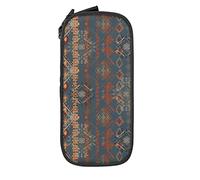 Estuche organizador de lápices étnico bohemio nativo tribal vintage bolsa de cosméticos bolsa de bolígrafos para escuela media/secundaria universidad oficina, color, 5.0cm*10.5cm*20.5cm, Estuche para