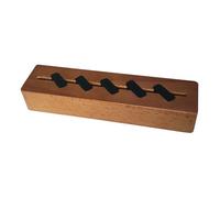 Estuche organizador de madera para púas de guitarra con luz LED, soporte decorativo de almacenamiento, accesorios, soporte de madera duradero