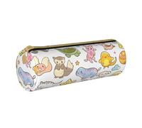 Estuche organizador de papelería, bolsa de maquillaje, dinero en efectivo y monedas, Cute Animals 4, Talla única, Organizador de bolsas