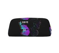 Estuche organizador de papelería de PVC para concienciación sobre la prevención del suicidio, bolsa para bolígrafos, bolsa portátil para lápices para oficina, color, 5.0cm*10.5cm*20.5cm, Estuche para
