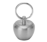 Estuche Organizador de Pastillas de Acero Inoxidable, Llavero Sellado Portátil, Contenedor para Pastillas, Pastillero de una Sola Cámara para Acampar Al Aire