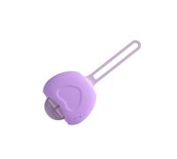 Estuche organizador de pinceles de labios de silicona con gancho para colgar, diseño con varios compartimentos, durabilidad para artistas de maquillaje, estuche de silicona para pinceles de labios