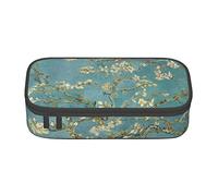 Estuche organizador multifunción, con diseño de flor de almendra y flor de almendra
