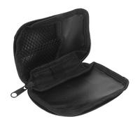Estuche Organizador para Glucómetros de Tela Negro Cierre 1 Pieza | Insulina y Medición, Uso Diario y Traslado, Formato Compacto para Llevar Orden