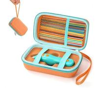 Estuche Organizador Rígido de EVA para Kit de Pluma 3Doodler Start+ con Ranura Personalizada y Bolsillos de Malla, Resistente a Golpes y Agua, Ideal para Pen, Filamento y Cargador USB para Viajes