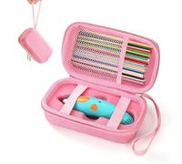 Estuche Organizador Rígido de EVA para Kit de Pluma 3Doodler Start+ con Ranura Personalizada y Bolsillos de Malla, Resistente a Golpes y Agua, Ideal para Pen, Filamento y Cargador USB para Viajes