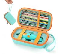 Estuche Organizador Rígido de EVA para Kit de Pluma 3Doodler Start+ con Ranura Personalizada y Bolsillos de Malla, Resistente a Golpes y Agua, Ideal para Pen, Filamento y Cargador USB para Viajes