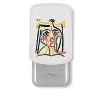 Estuche para 3 Puros ST Dupont Picasso Blanco y Cromo