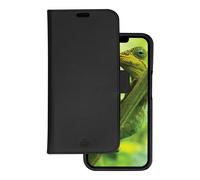 Estuche para Apple iPhone 14 Folio 2 en 1 Modelo Lynge de Cuero con Porta-Tarjetas DBRAMANTE1928 Negro