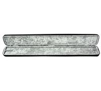 Estuche para arco de violonchelo GEWA negro, terciopelo de felpa antracita en el interior, estuche doble