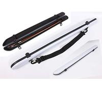 Estuche para arco de violonchelo y violín Bolsa para arco Estuches para arco de fibra de carbono Soporte de luz fuerte Arco de 2 piezas (blanco)