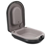 Estuche para audífonos compacto a prueba de golpes ligero y portátil para audífonos contenedor práctico de almacenamiento para viajes al aire libre