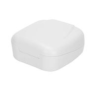 Estuche para Audífonos, Maravilloso Accesorio Cojín de Aire de Silicona Dura Caja Protectora Portátil para Audífonos para Personas(blanco)