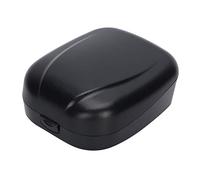 Estuche para Audífonos, Maravilloso Accesorio Cojín de Aire de Silicona Dura Caja Protectora Portátil para Audífonos para Personas(negro)