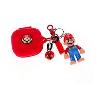 Estuche para auriculares Beats Fit Pro 2021, XMBYGY Beats Fit Pro Auriculares de dibujos animados Carga de silicona Funda con linda muñeca Llavero Protección de cordón anti-pérdida de cuerpo completo