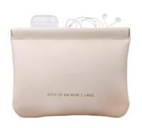 Estuche para Auriculares con Cable, Cierre Suave Elástico con Resorte, Monedero Ligero Impermeable para Viajes, Familiares, Amigos y Colegas
