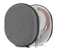 Estuche para Auriculares Geekria Shield Compatible con AfterShokz OpenRun Mini, Air, OpenRun Pro 2 Mini, OpenComm, OpenMove - Funda de Viaje rígida con Almacenamiento de Cables (Gris Oscuro)