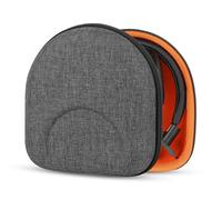 Estuche para Auriculares Geekria Shield Compatible con JLab Go Lux ANC, Audio Neon Folding y Audio Studio Pro, Bolsa rígida de Transporte (Gris Oscuro)
